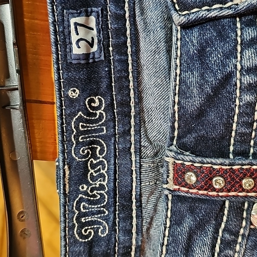 Miss Me Embellished Denim Shorts - Picture 6 of 7